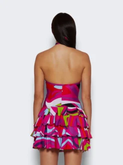 Halterneck Mini Dress Fuchsia 9 Halterneck Mini Dress Fuchsia -Artemides shop 3XJG31 3X785 6270 05 1