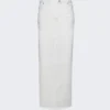 COURREGES Heritage Long Skirt Heritage White