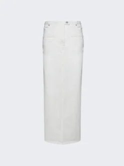 COURREGES Heritage Long Skirt Heritage White