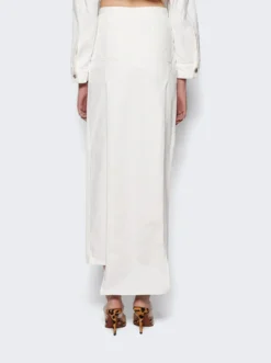 COURREGES Heritage Long Skirt Heritage White -Artemides shop 423DJU124DE0025 05 1