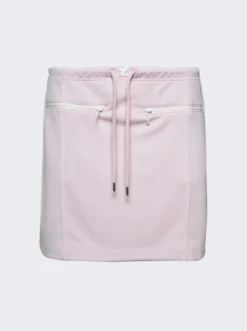 COURREGES Tracksuit Interlock Mini Skirt Powder Pink