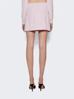 COURREGES Tracksuit Interlock Mini Skirt Powder Pink -Artemides shop 423JJU125JS0091 05 1