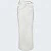 COURREGES New Age Long Skirt Heritage White