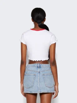 Crew Neck Baby Tee White -Artemides shop 4CC1241429 2479 05 1