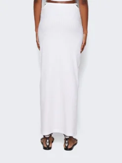G String Floor Length Skirt White -Artemides shop 4CC1245057 2479 05 1