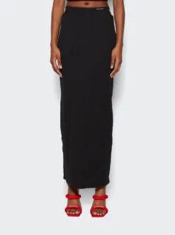 G String Floor Length Skirt Black -Artemides shop 4CC1245057 2509 03 1