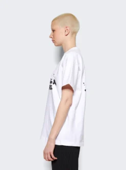 Balenciaga Hand Drawn Icon T-Shirt White -Artemides shop 612965 TNVN4 2479 04 1
