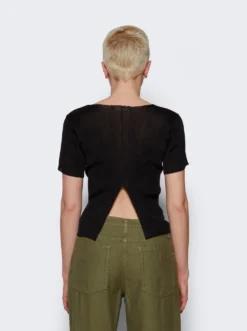 The Row Fuku Top Black -Artemides shop 7013 Y80 3962 05 1