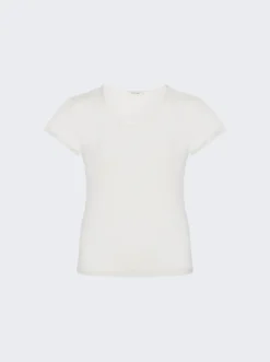 The Row Rasa Short Sleeve T-Shirt White