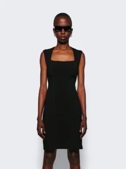 Bottega Veneta Compact Mini Black Dress -Artemides shop 730653V2M10 03