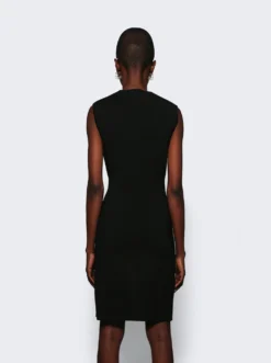 Bottega Veneta Compact Mini Black Dress -Artemides shop 730653V2M10 05