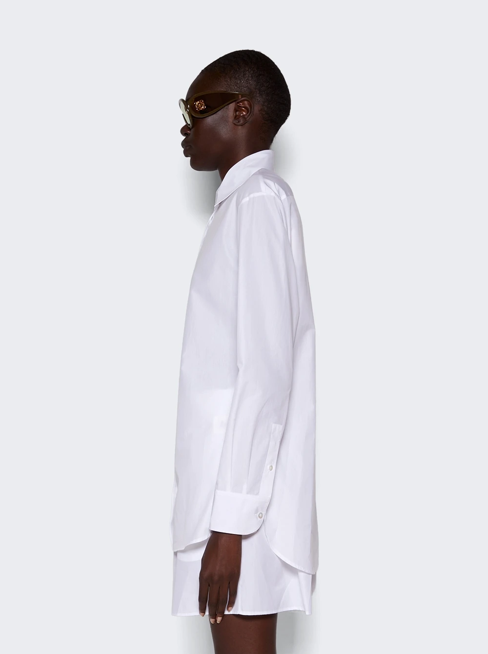 The Row Derica Cotton And Cashmere Shirt White 4 The Row Derica Cotton And Cashmere Shirt White - Image 4
