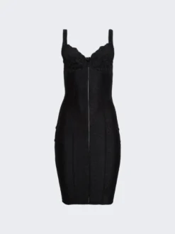 Balenciaga Lingerie Mini Dress Black