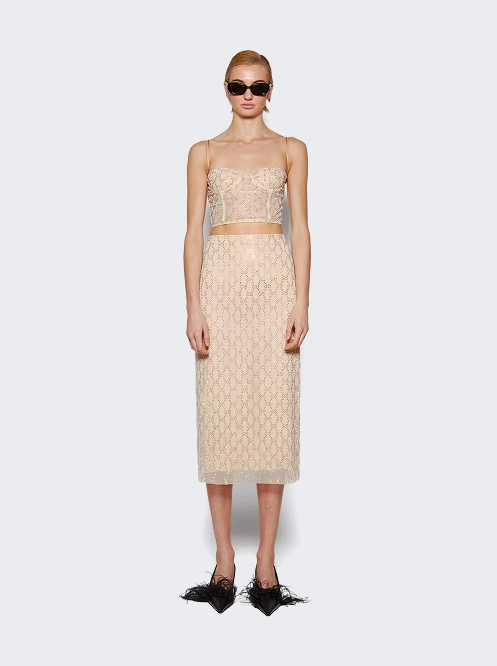 Gucci Corset Top Nude 2 Gucci Corset Top Nude - Image 2