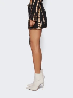 Dion Lee Denim V-Wire Mini Skirt Black -Artemides shop A1450F23 2509 04 1