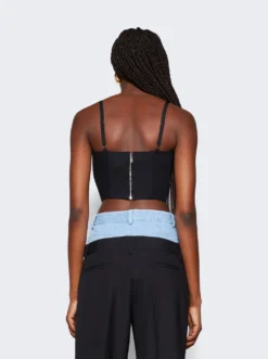 Dion Lee Lace Up Corset Top Black -Artemides shop A3624P23 1000 2509 05 1