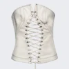 Dion Lee Hiking Laced Corset Birch