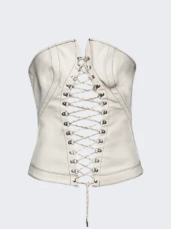 Dion Lee Hiking Laced Corset Birch