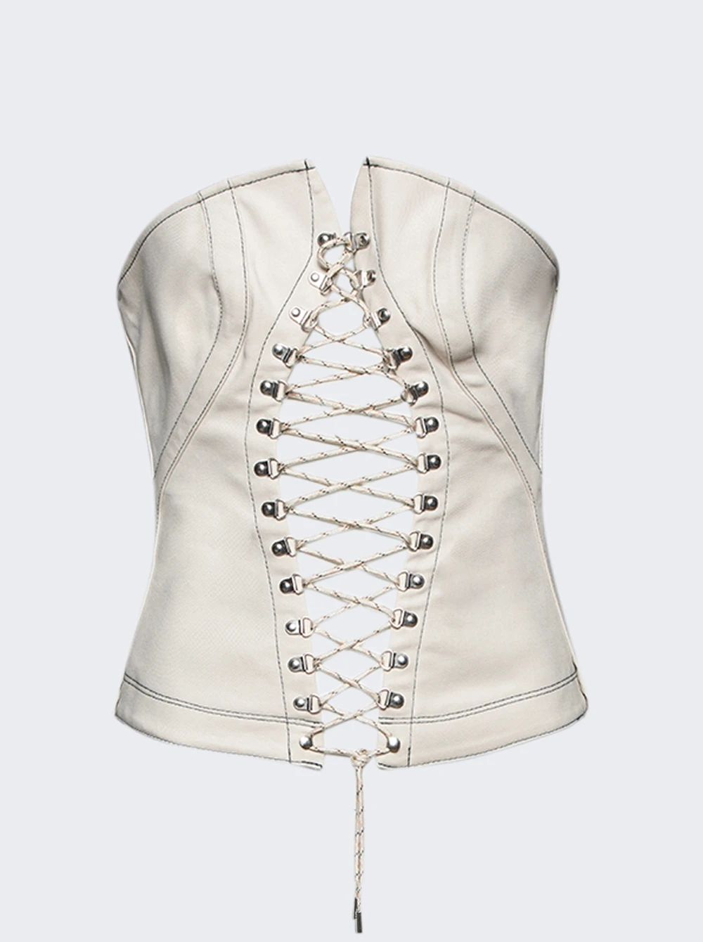 Dion Lee Hiking Laced Corset Birch 1 Dion Lee Hiking Laced Corset Birch