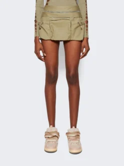 Dion Lee Snake Diamond Skivvy Knit Top Sage -Artemides shop A7725P23 4030 29327 03 1