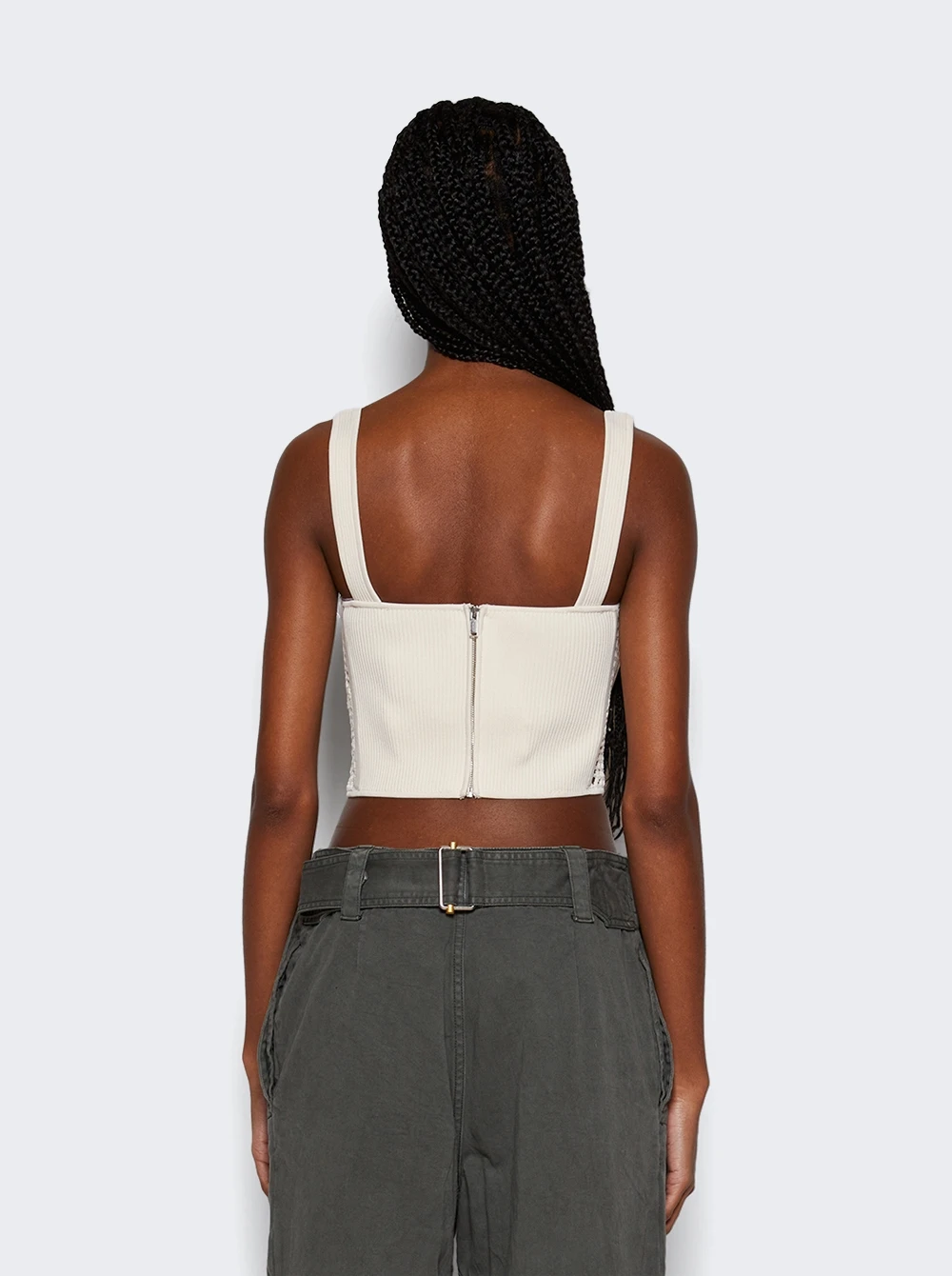 Dion Lee Crochet Suspend Corset Ecru 5 Dion Lee Crochet Suspend Corset Ecru - Image 5