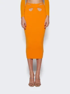 Dion Lee Mobius Loop Midi Skirt Citrine 7 Dion Lee Mobius Loop Midi Skirt Citrine -Artemides shop A7784PS24 5041 49177 03 1