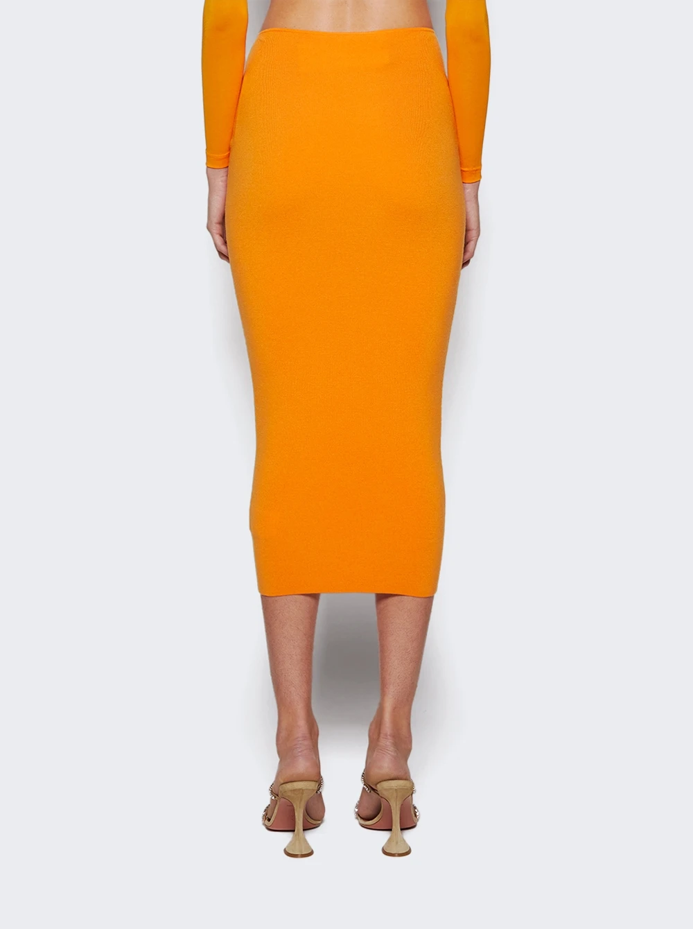 Dion Lee Mobius Loop Midi Skirt Citrine 5 Dion Lee Mobius Loop Midi Skirt Citrine - Image 5