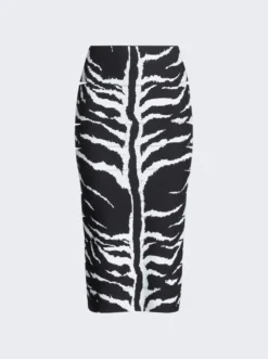 ALAIA Pencil Skirt White And Black