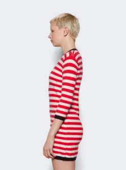 Cam Striped Dress Red Tulip -Artemides shop CAMSUM23 46798 04 1