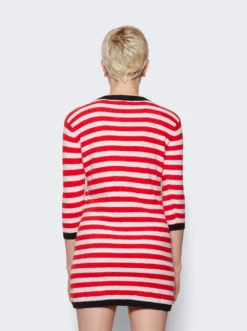 Cam Striped Dress Red Tulip -Artemides shop CAMSUM23 46798 05 1