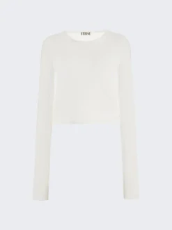 Long Sleeve Baby Tee Ivory