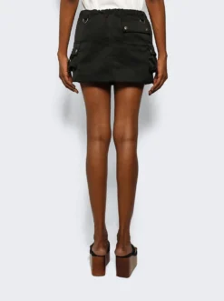 Coperni Tailored Cargo Mini Skirt Black -Artemides shop COPJ49BIS828 2509 05 1