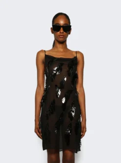 Coperni Slip Dress Black -Artemides shop COPR97024 2509 03 1