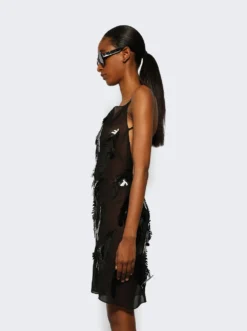 Coperni Slip Dress Black -Artemides shop COPR97024 2509 04 1