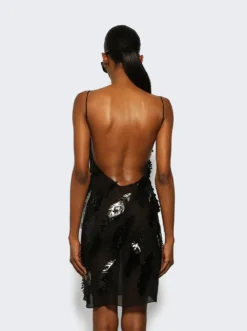 Coperni Slip Dress Black -Artemides shop COPR97024 2509 05 1