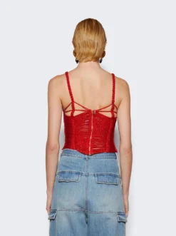Cropped Paula Tank Top Red -Artemides shop CRP020 2638 05 1