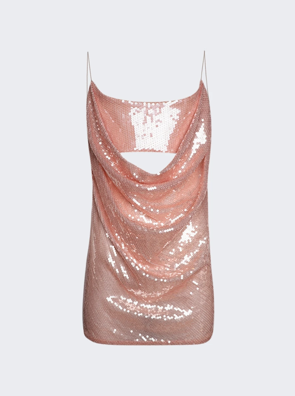 Sequined Mini Dress Peach 1 Sequined Mini Dress Peach