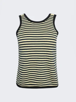 Debardeur Cutie Tank Top Stripes Black Sun