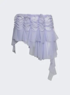 Micro Ruched Skirt Lilac