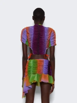 Signature Ruched Top Sunset -Artemides shop EMSS23TO03SUN 6456 05 1