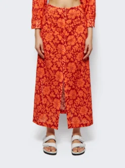 The Georgia Skirt Clay 9 The Georgia Skirt Clay -Artemides shop LHD 10 SK0600 30747 03