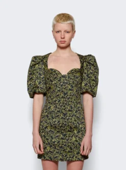 The Avena Dress Sea Turtle Black And Yellow -Artemides shop LHD 12 D1113 45498 03 1