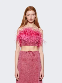 OSEREE Lumière Plumage Top Raspberry -Artemides shop LZF235 2869 03 1