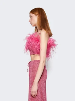 OSEREE Lumière Plumage Top Raspberry -Artemides shop LZF235 2869 04 1