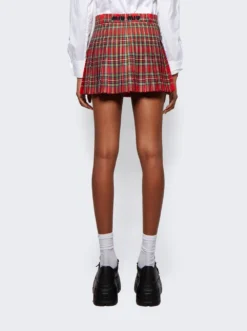 Miu Miu Tartan Skirt -Artemides shop MG1826 05