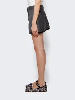 Miu Miu Skirt Slate -Artemides shop MG1906 S 231 04