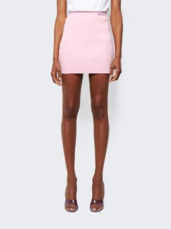 Miu Miu Mini Skirt Rosa Pink -Artemides shop MMG393 37457 03