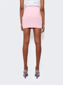Miu Miu Mini Skirt Rosa Pink -Artemides shop MMG393 37457 05