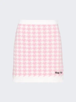Miu Miu Cashmere Knit Mini Skirt