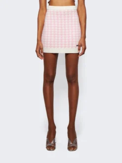 Miu Miu Cashmere Knit Mini Skirt -Artemides shop MMG397 03